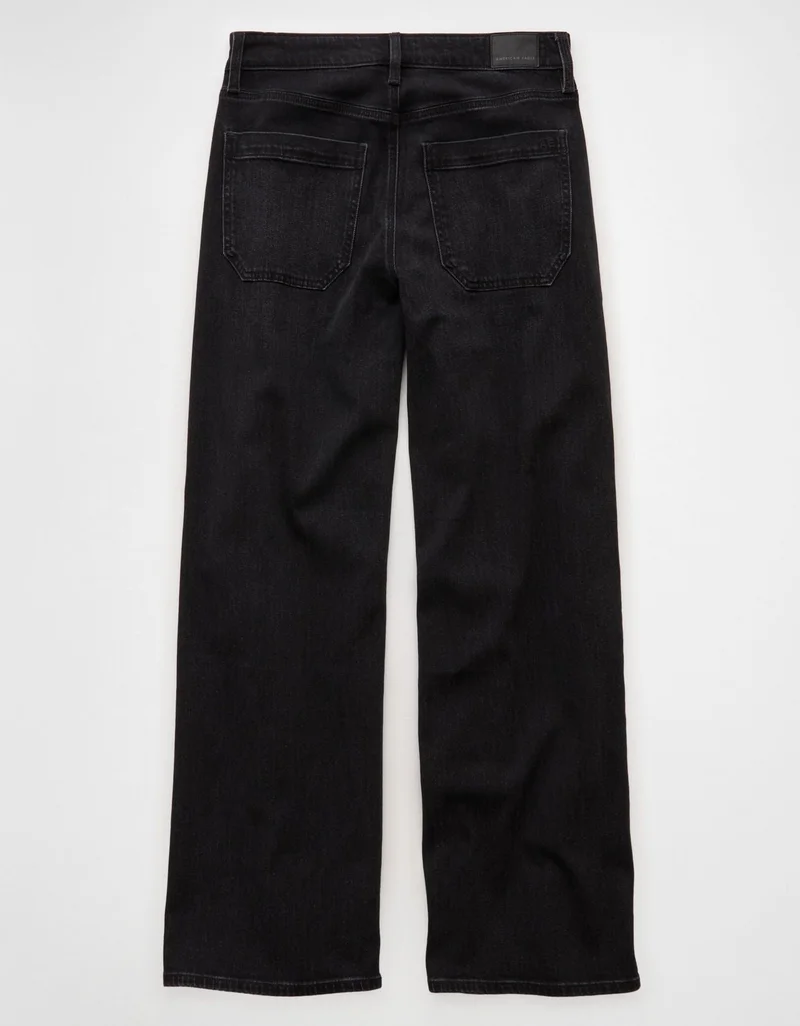 American Eagle  AE Dreamy Drape Stretch Super High-Waisted Baggy Wide-Leg Jean for Women | Best Price UAE